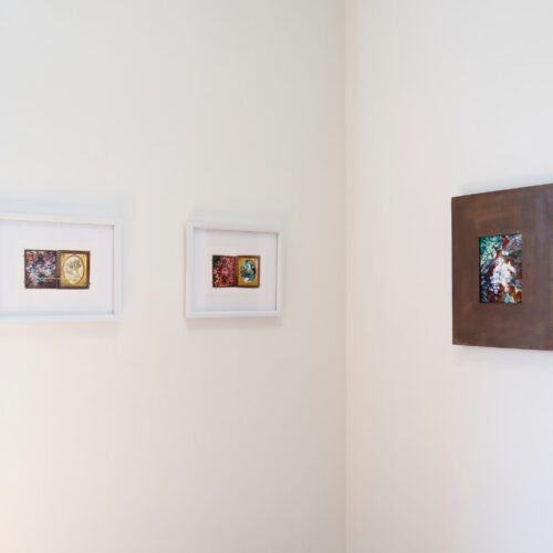 Preternatural exhibition hanging on walls in Spruill Gallery